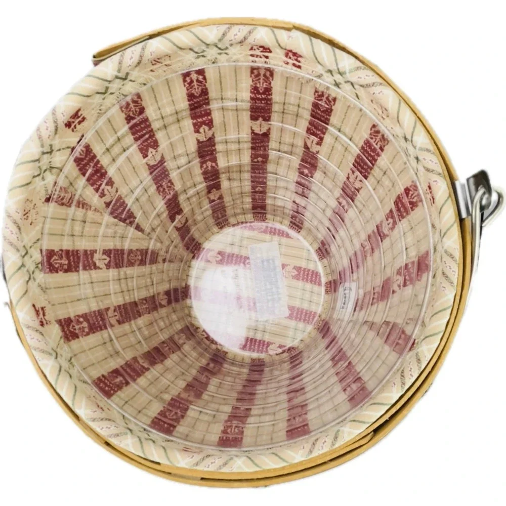 Longaberger Heritage Days Pail Basket 2003 Lid Liner Tie-On Protector Flyer‎